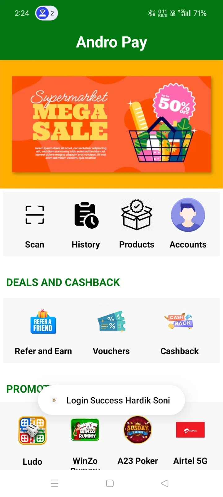 Andro Pay App